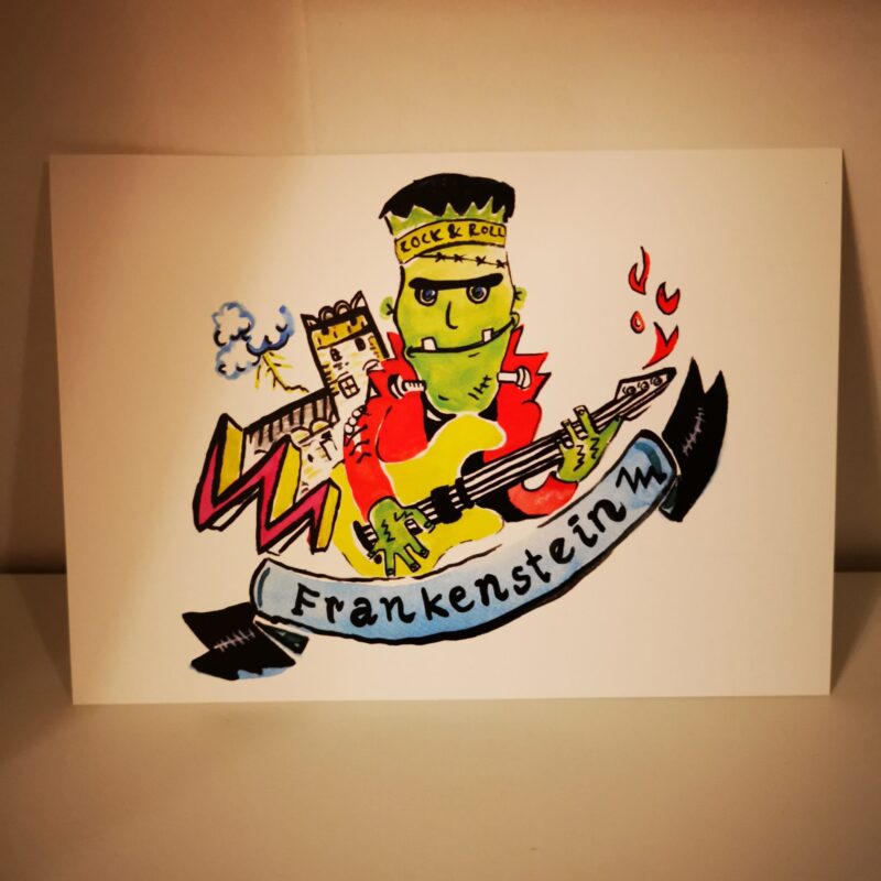 Pocztówka Frankie - gitarzysta