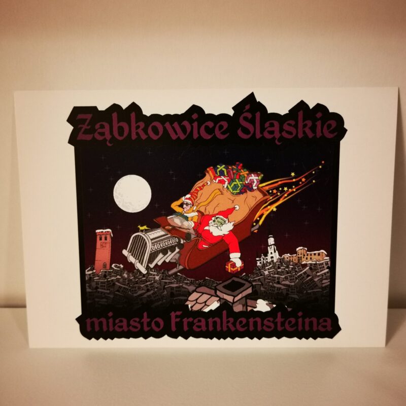 Pocztówka  - pomocnicy Mikołaja