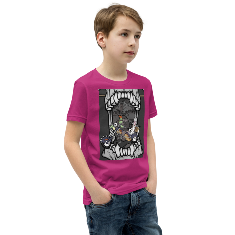 T-shirt uniwersalny - Harley w czaszce - obrazek 17