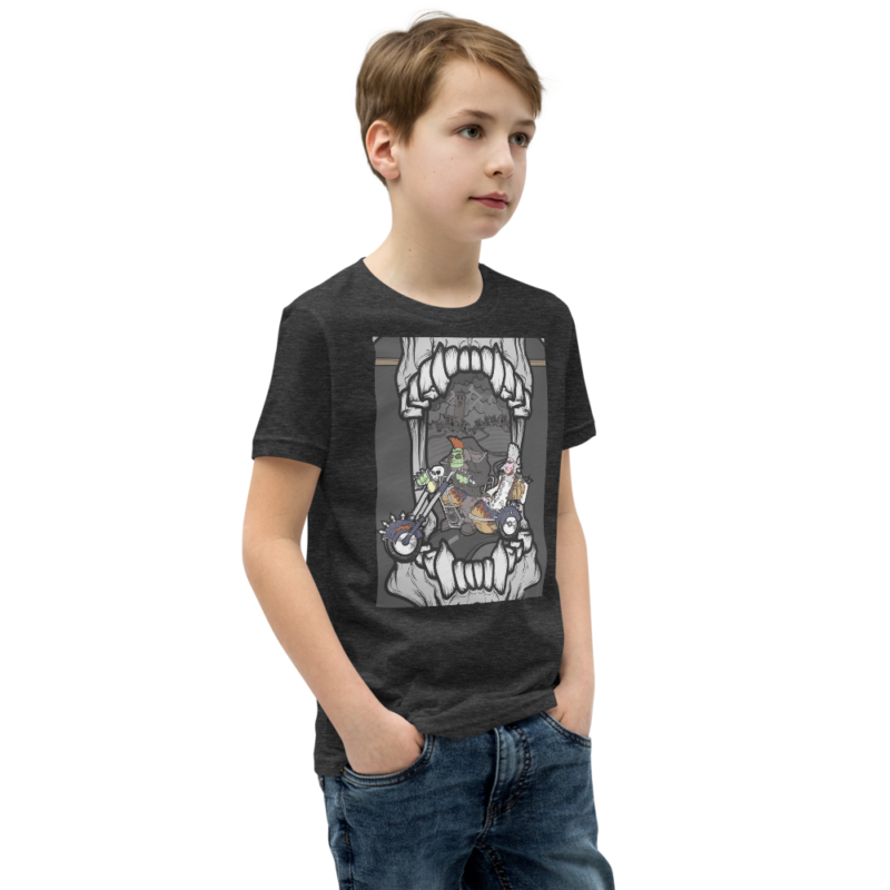 T-shirt uniwersalny - Harley w czaszce - obrazek 11