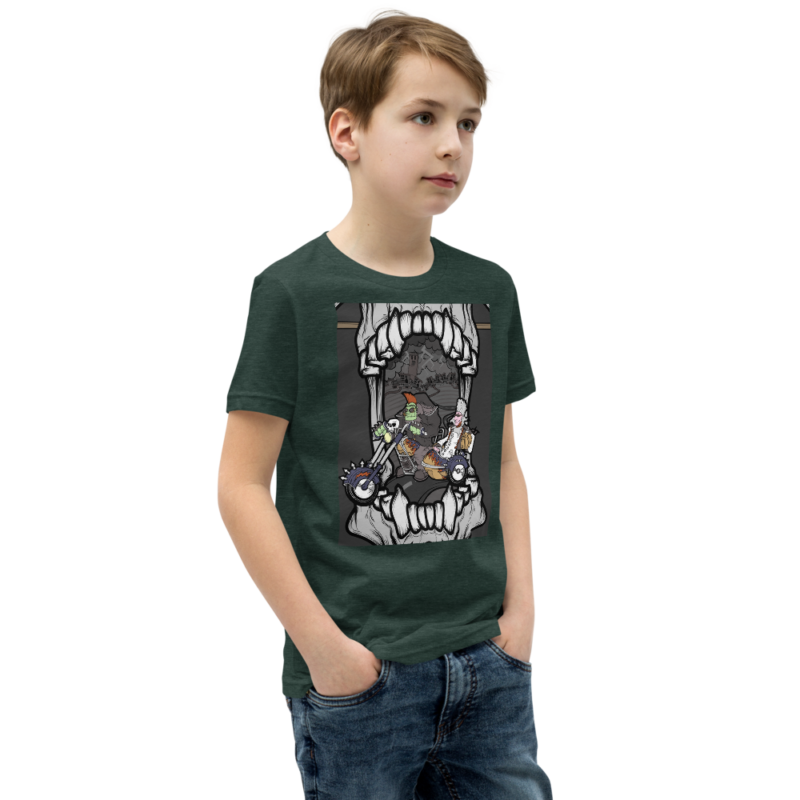 T-shirt uniwersalny - Harley w czaszce - obrazek 20