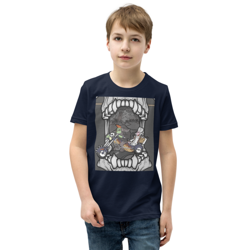 T-shirt uniwersalny - Harley w czaszce - obrazek 4