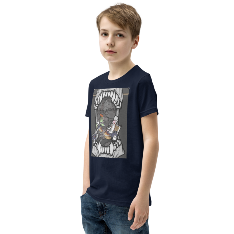 T-shirt uniwersalny - Harley w czaszce - obrazek 6