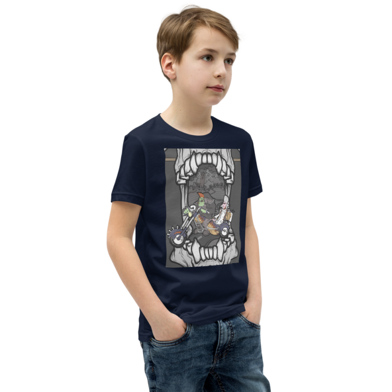T-shirt uniwersalny - Harley w czaszce - obrazek 5