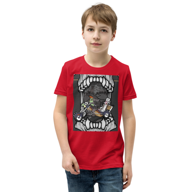 T-shirt uniwersalny - Harley w czaszce - obrazek 7