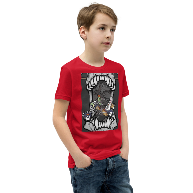T-shirt uniwersalny - Harley w czaszce - obrazek 8