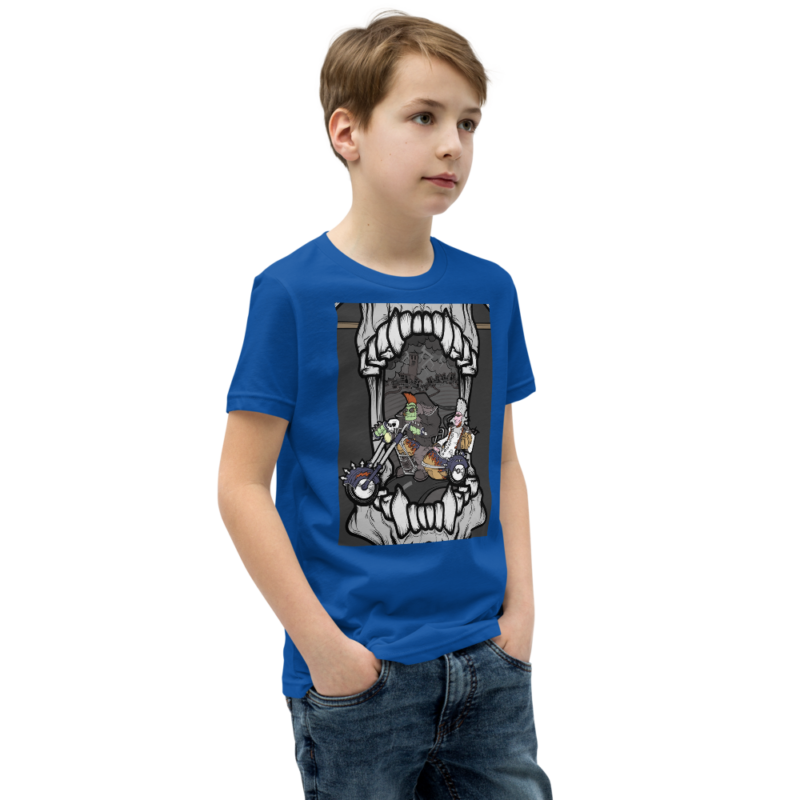 T-shirt uniwersalny - Harley w czaszce - obrazek 14