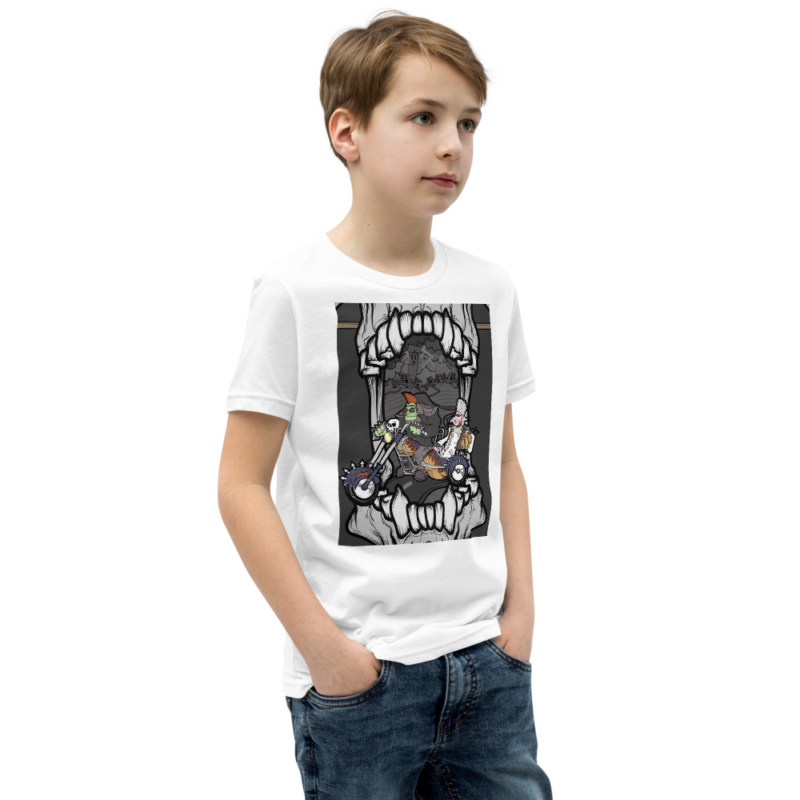 T-shirt uniwersalny - Harley w czaszce - obrazek 32