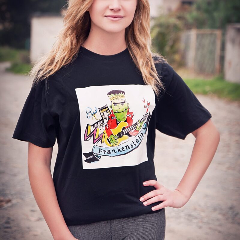 T-shirt. Gitarzysta.