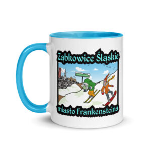 Kolorowy kubek - Frankie i Doktorek - sporty zimowe - obrazek 12