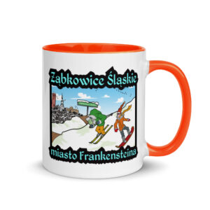 Kolorowy kubek - Frankie i Doktorek - sporty zimowe - obrazek 7