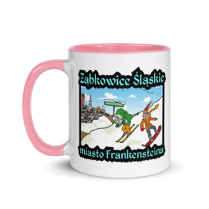 Kolorowy kubek - Frankie i Doktorek - sporty zimowe - obrazek 15