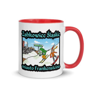 Kolorowy kubek - Frankie i Doktorek - sporty zimowe - obrazek 4